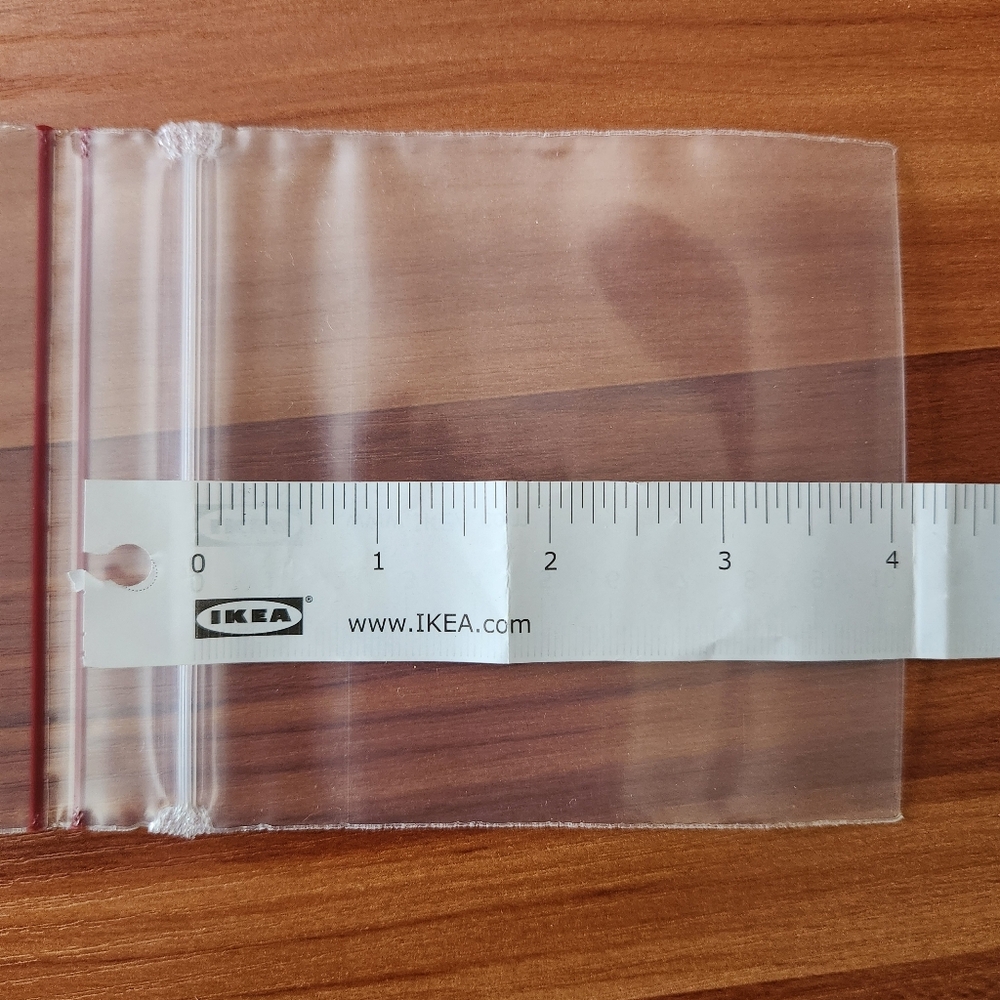 20 Clear Plastic Zip Top Reusable Shipping or Dust Bags - Picture 8 of 8